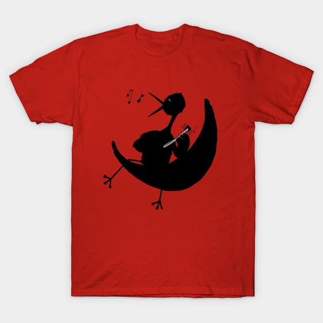 Night bird T-Shirt by LucyNuzit